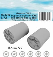 1/72 German DM II Depth Charges (6 pcs.) for KFK and...
