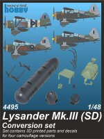 1/48 Westland Lysander Mk.III (SD) Conversion Set for Airfix