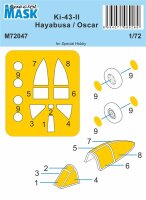 1/72 Nakajima Ki-43-II Hayabusa Masks for Special Hobby