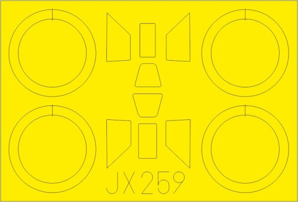 1/32 PZL P.11c canopy frame paint mask for IBG