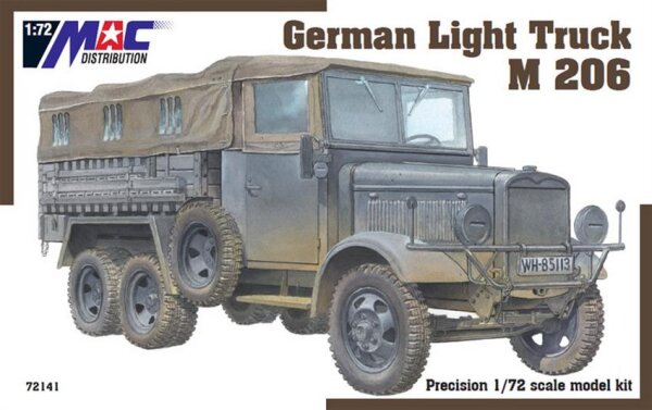 1/72 German Light Truck M 206 with Canvas