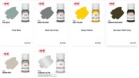 WWII German Aviation - Acrylic Paint Set 6x 12 ml