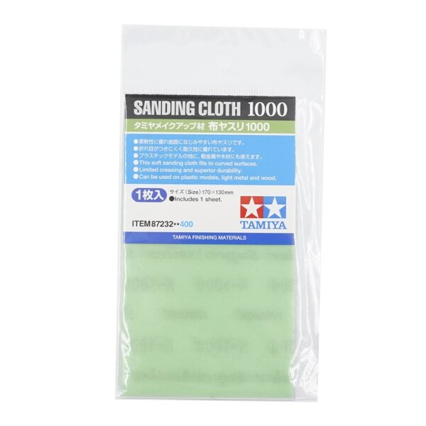 Tamiya 87232 Sanding Cloth 1000