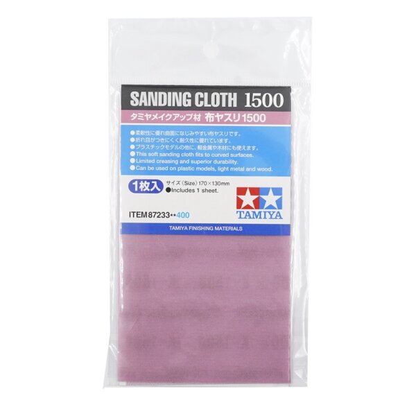 Tamiya 87233 Sanding Cloth 1500