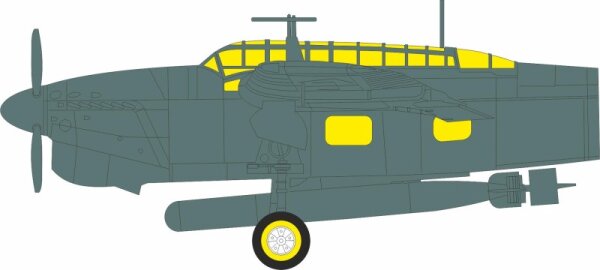 1/48 Fairey Barracuda Mk.II TFace-Mask for Trumpeter