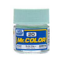 20 Light Blue / Hellblau seidenmatt 10 ml