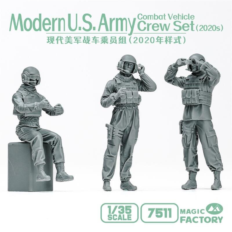 Magic Factory 7511 - 1/35 Modern U.S. Army Combat Vehicle Crew Set 20