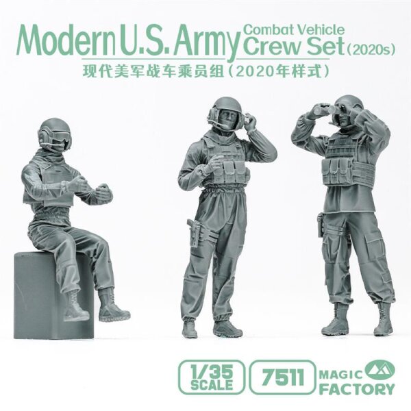 1/35 Modern U.S. Army Combat Vehicle Crew Set 2020s