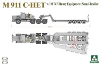 1/72 M911 C-HET With M747 Heavy Equipment Semi-Trailer 1:72
