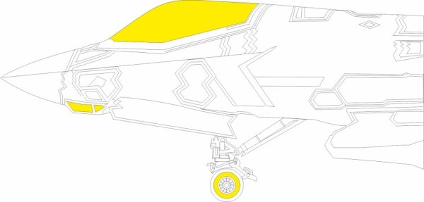 1/72 Lockheed-Martin F-35A Lightning II Mask for Revell