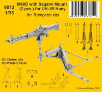 1/35 M60D with Sagami Mount (2 pcs.) for Bell UH-1B Huey...