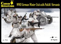 1/72 WWII German Winter Unit with Pak36 / Servants