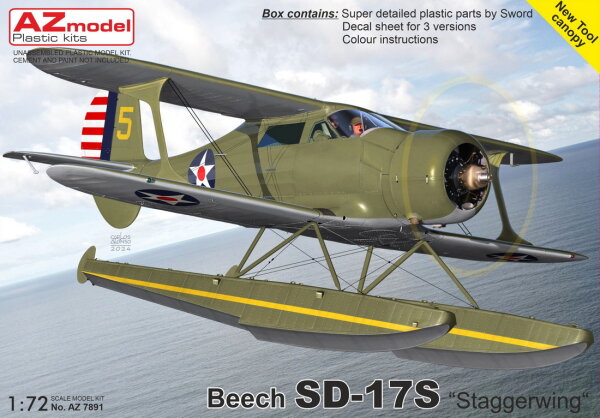1/72 Beech SD-17S "Staggerwing"