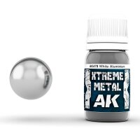AK478 Xtreme Metal White Aluminium 30 ml