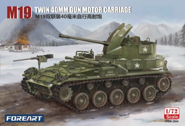 1/72 M19 Twin 40mm Gun Motor Carriage