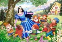 Snow White and the Seven Dwarfs - Maxi Puzzle 40 Teile