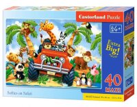 Softies on Safari - Maxi Puzzle 40 Teile