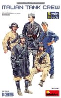 1/35 Italian Tank Crew with Resin Heads