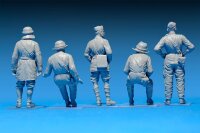 1/35 Italian Tank Crew with Resin Heads