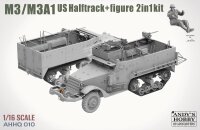 1/16 M3/M3A1 U.S. Halftrack 2 in 1 Kit