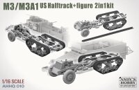 1/16 M3/M3A1 U.S. Halftrack 2 in 1 Kit