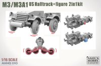 1/16 M3/M3A1 U.S. Halftrack 2 in 1 Kit