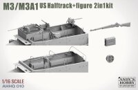1/16 M3/M3A1 U.S. Halftrack 2 in 1 Kit