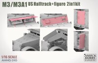 1/16 M3/M3A1 U.S. Halftrack 2 in 1 Kit