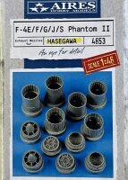 1/48 F-4 Phantom II exhaust nozzles for Hasegawa