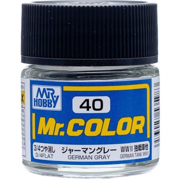 C40 Mr. Color German Gray (Field Grey) / deutsches grau matt 10 ml