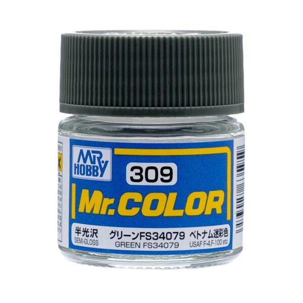 C309 Mr. Color Green FS34079 / grün seidenmatt 10 ml