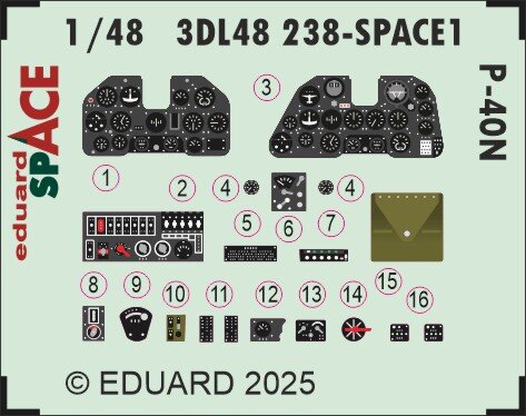 1/48 P-40N Warhawk SPACE for Eduard