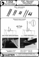 1/32 F6F Hellcat Night Fighters Armament (.50 cal Brownings and 20mm cannon tips with flash hiders)