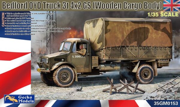 1/35 Bedford OYD Truck 3t 4x2 GS (Wooden Cargo Body)