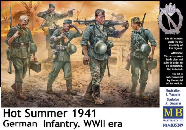 1/35 Hot Summer 1941. German Infantry, WWII era