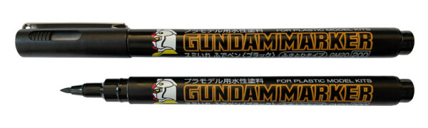 GM20 Gundam Marker Black (Brush Type) - schwarz