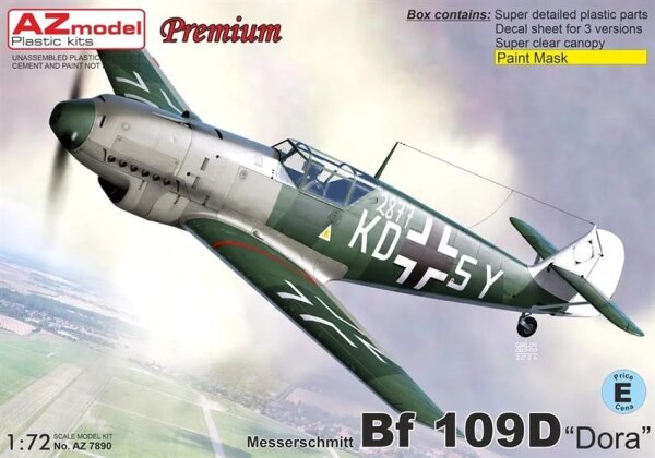 1/72 Messerschmitt Bf-109D "Dora" Premium Edition
