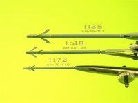 1/35 Mil Mi-24V Hind-E - JakB-12.7 machine gun barrel and DUAS probe