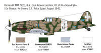 1/72 Macchi MC.202 Folgore WWII Aces