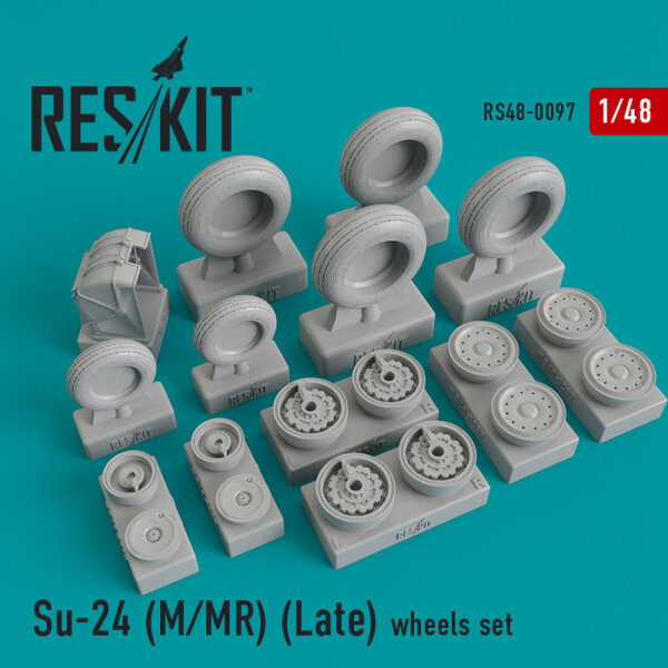 1/48 Su-24 (M/MR) (Late) wheels set