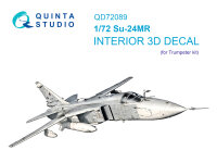 1/72 Sukhoi Su-24MR Interior 3D-Printed Decals #1