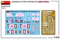 1/48 Junkers F13 with Winter Ski. Early Production