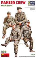 1/35 Panzer Crew. France 1944. Resin Heads
