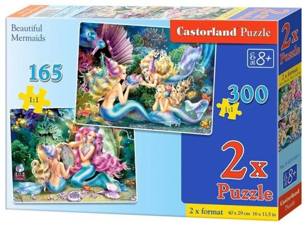 Beautiful Mermaids - 2x Puzzle