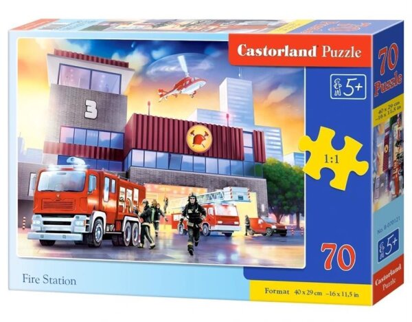 Fire Station - Puzzle 70 Teile