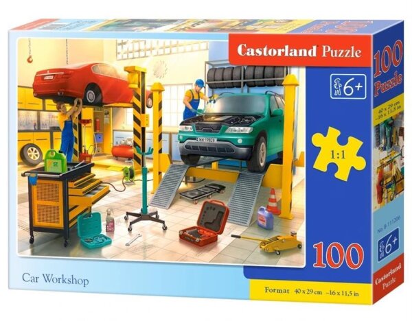 Car Workshop - Puzzle 100 Teile