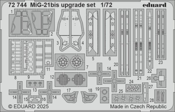 1/72 MiG-21bis Upgrade Set for Eduard
