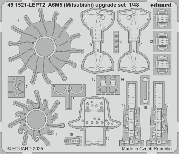1/48 A6M5 (Mitsubishi) upgrade set