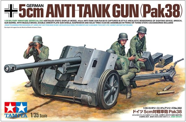 1/35 German 5cm Anti-Tank Gun PaK 38