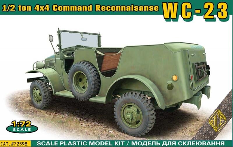 1/72 Dodge WC-23 1/2 ton 4x4 Command Reconnaisanse - ACE 72598